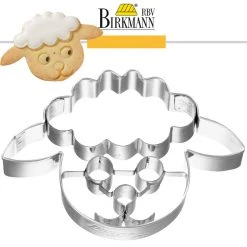 RBV Birkmann - Ausstechform Lämmchenkopf 8 Cm