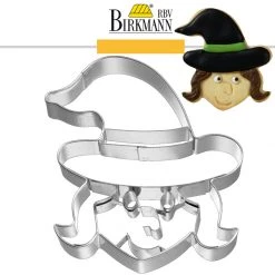 RBV Birkmann - Ausstechform Hexengesicht, Frontal, 8 Cm