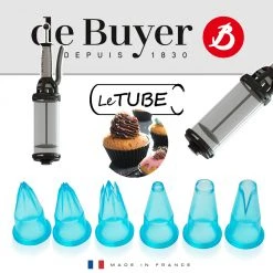 De Buyer - Satz Von 6 Garniertüllen Für Le Tube