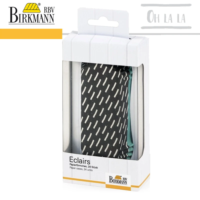 RBV Birkmann - Eclairs-Papierförmchen | Oh La La - Aqua 3 RBV Birkmann - Eclairs-Papierförmchen | Oh La La - Aqua