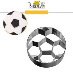 RBV Birkmann - Ausstechform Fußball Groß 6,5 Cm