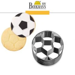 RBV Birkmann - Ausstechform Fußball Klein 4,5 Cm