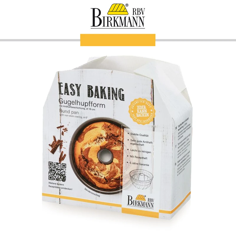 RBV Birkmann - Bundform Ø 16 Cm - Easy Baking 3 RBV Birkmann - Bundform Ø 16 Cm - Easy Baking