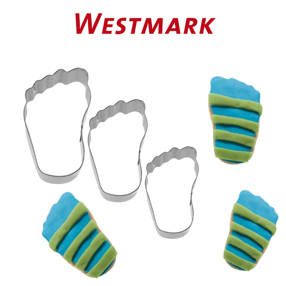 Westmark - Set Ausstechförmchen "Füße" 3-tlg. 3 Westmark - Set Ausstechförmchen "Füße" 3-tlg.
