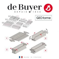 De Buyer - GEO Forme Backform Perforiert 12 De Buyer - GEO Forme Backform Perforiert -Küchenprofi shop unnamed file 552