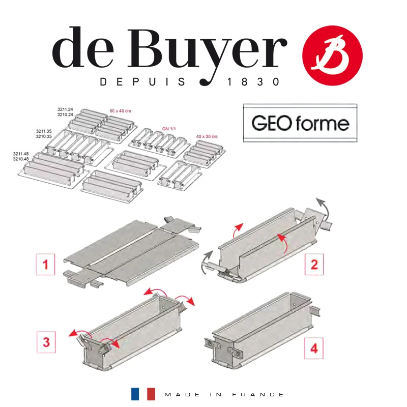 De Buyer - GEO Forme Backform Perforiert 5 De Buyer - GEO Forme Backform Perforiert – Bild 3