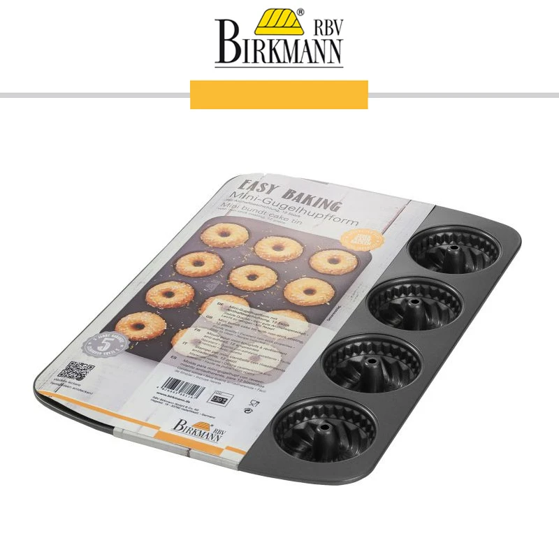RBV Birkmann - Mini-Gugelhupfblech 12er 4 RBV Birkmann - Mini-Gugelhupfblech 12er – Bild 2