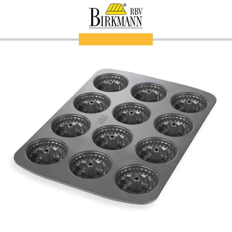 RBV Birkmann - Mini-Gugelhupfblech 12er 5 RBV Birkmann - Mini-Gugelhupfblech 12er – Bild 3