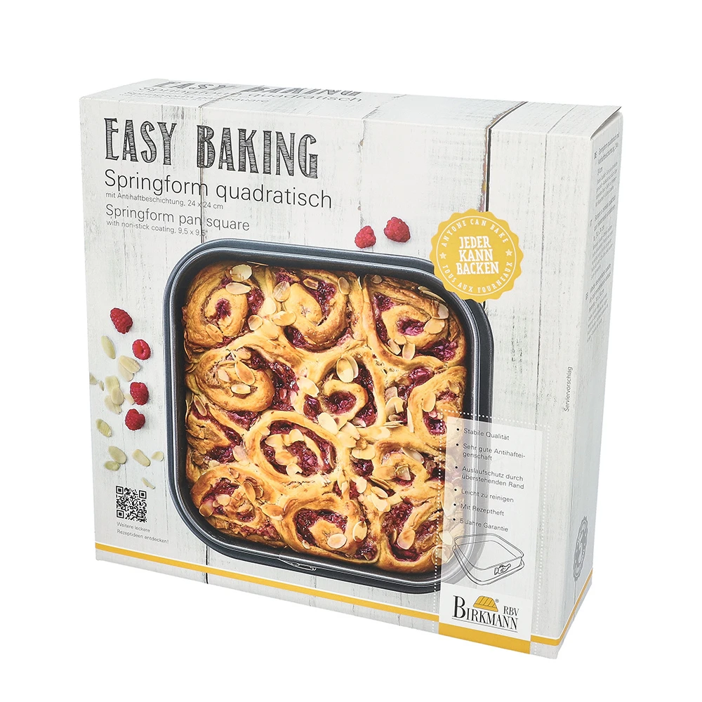 RBV Birkmann - Springform Quadratisch - Easy Baking 3 RBV Birkmann - Springform Quadratisch - Easy Baking